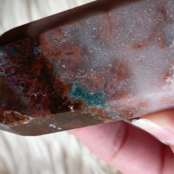 Pink Amethyst/Ocean Jasper Tower - Picture 3 of 8